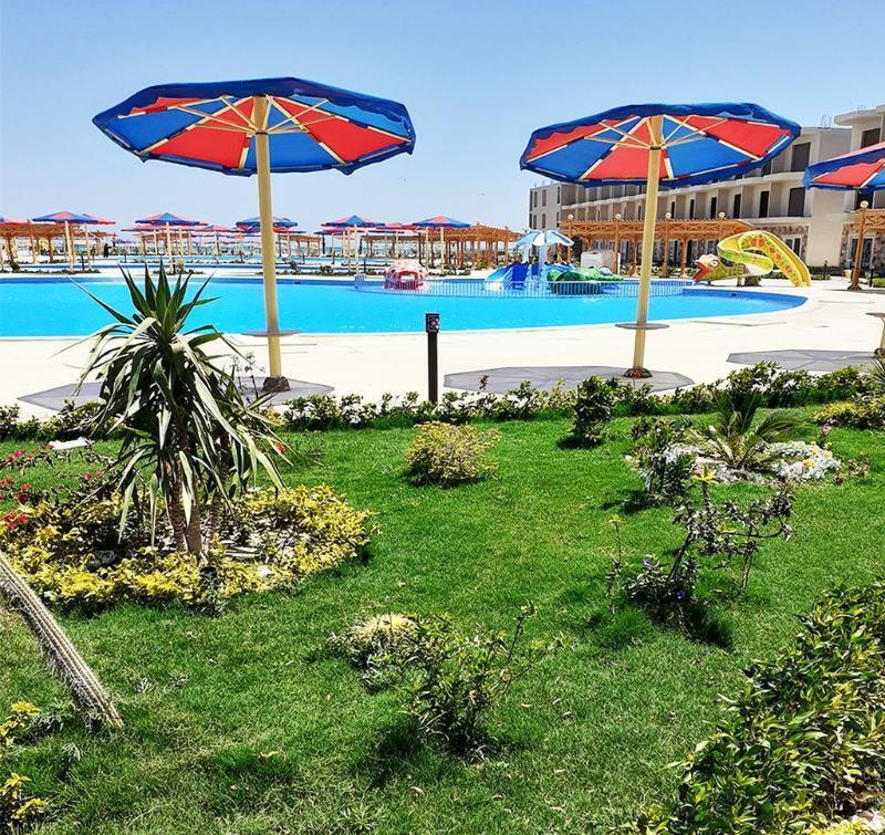 Hawaii Paradise Aqua Park Resort Hurghada Bagian luar foto