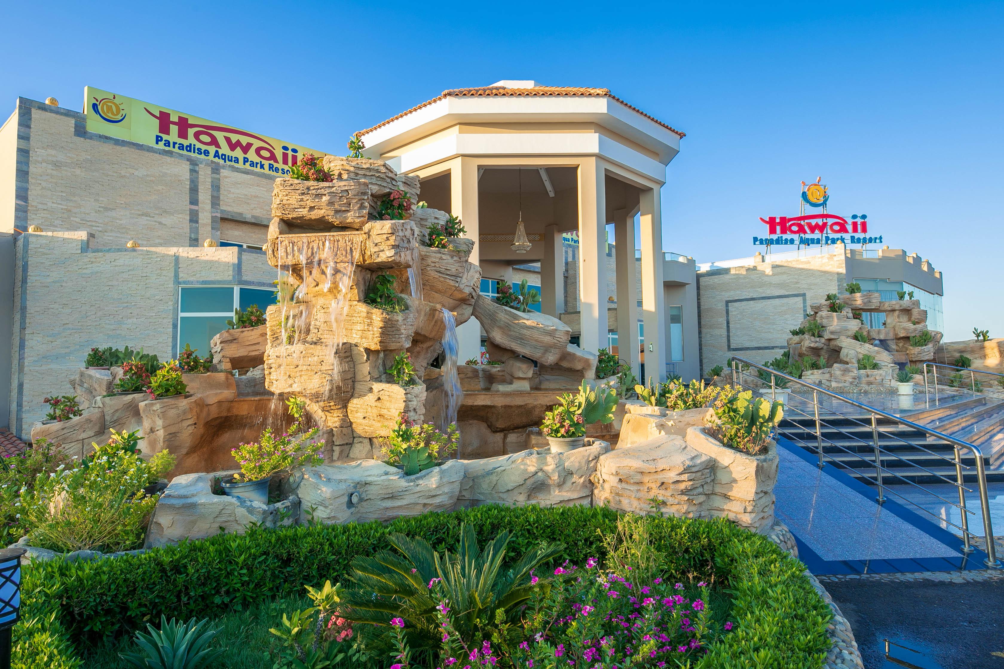 Hawaii Paradise Aqua Park Resort Hurghada Bagian luar foto